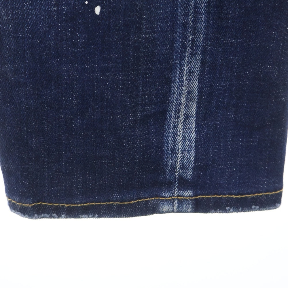 DSQUARED2(ディースクエアード) 20AW ダメージスキニーパンツ デニムパンツ S71LB0855 S30342 インディゴ