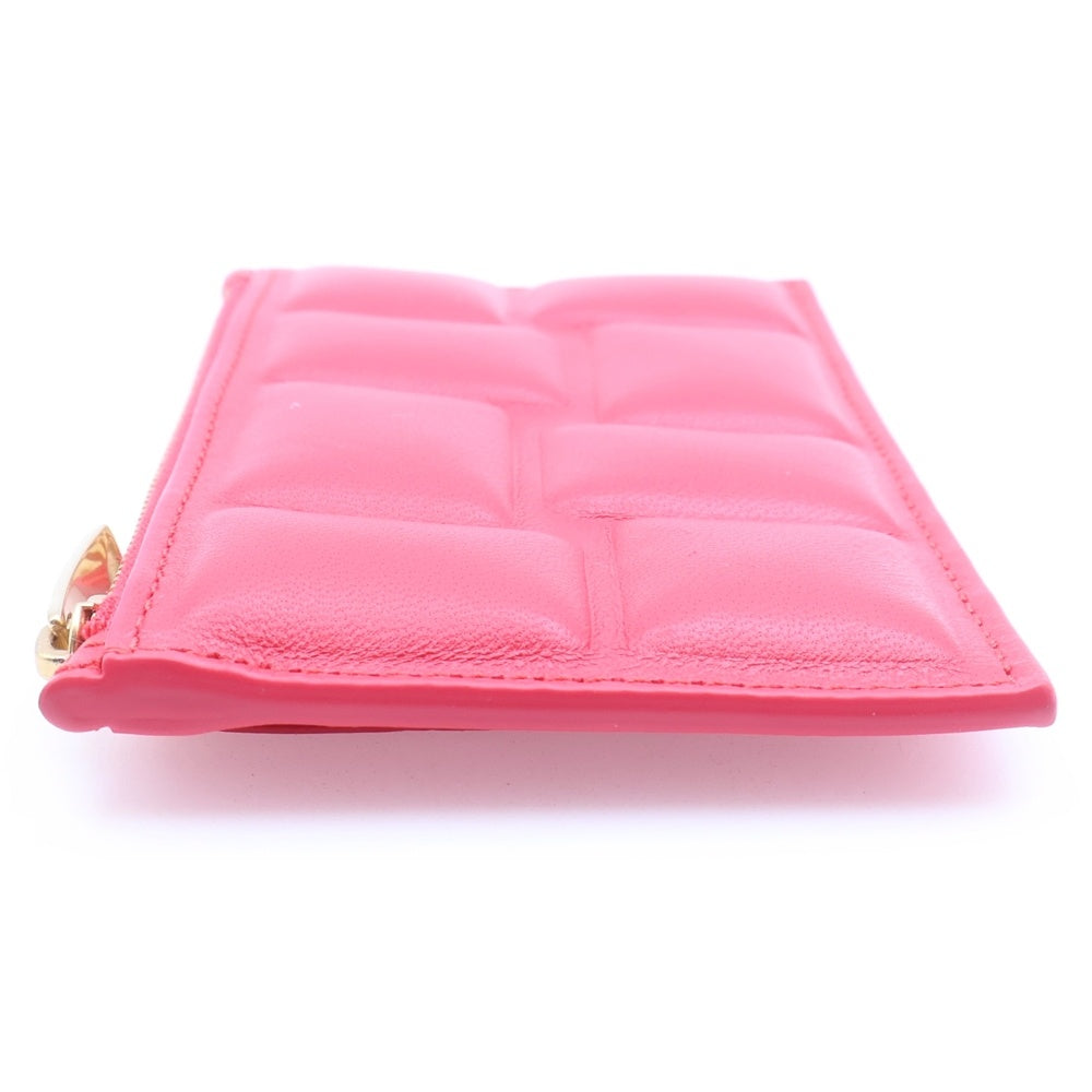 BOTTEGA VENETA(ボッテガヴェネタ) パティング レザーカードケース レッド P022980124 レディース
