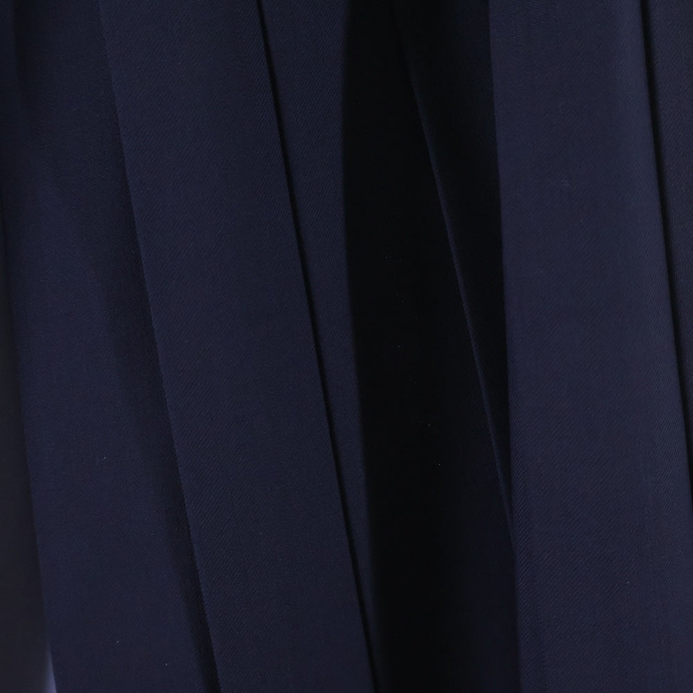 TOGA(トーガ) 18AW Wool Pleated Skirt ウールプレーンスカート ネイビー TP82-FG226 レディース