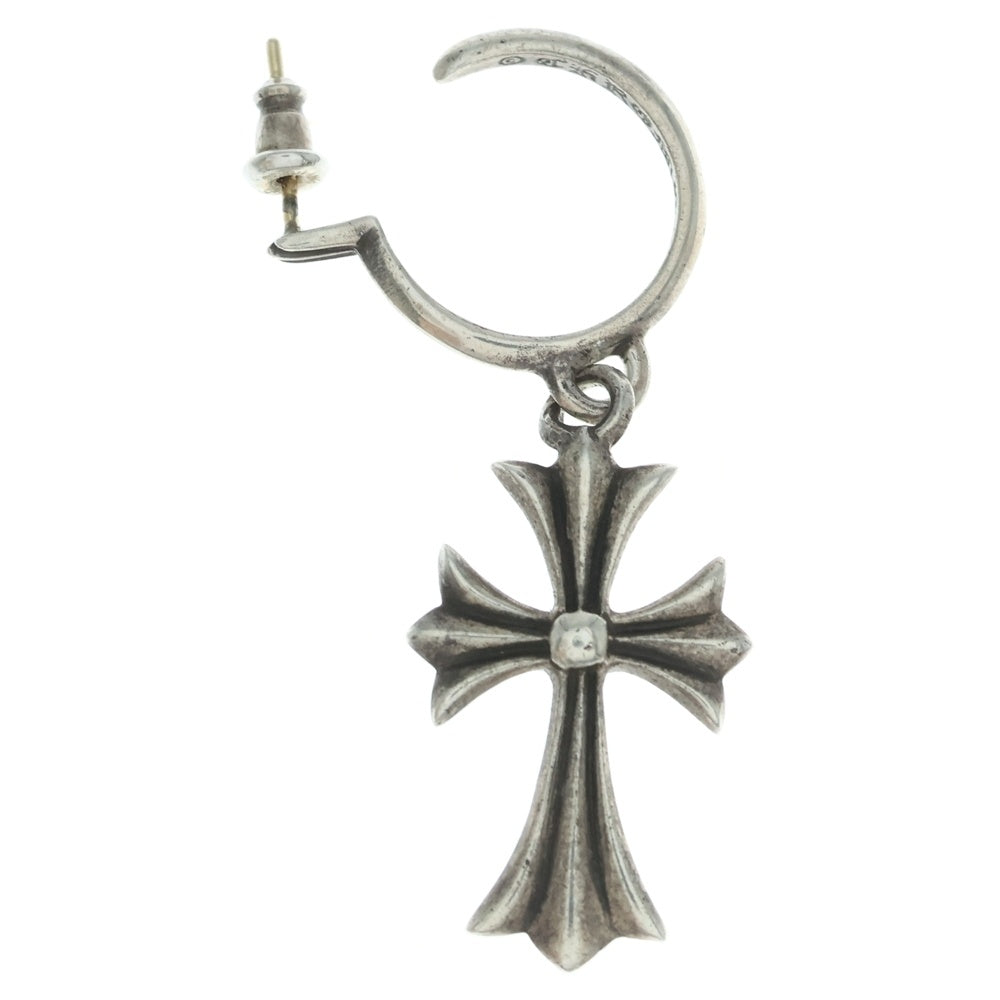 CHROME HEARTS(クロムハーツ) TINY CH CROSS タイニーCHクロス フープピアス シルバー BCA115