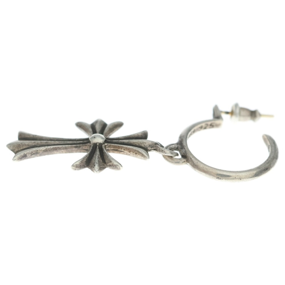 CHROME HEARTS(クロムハーツ) TINY CH CROSS タイニーCHクロス フープピアス シルバー BCA115
