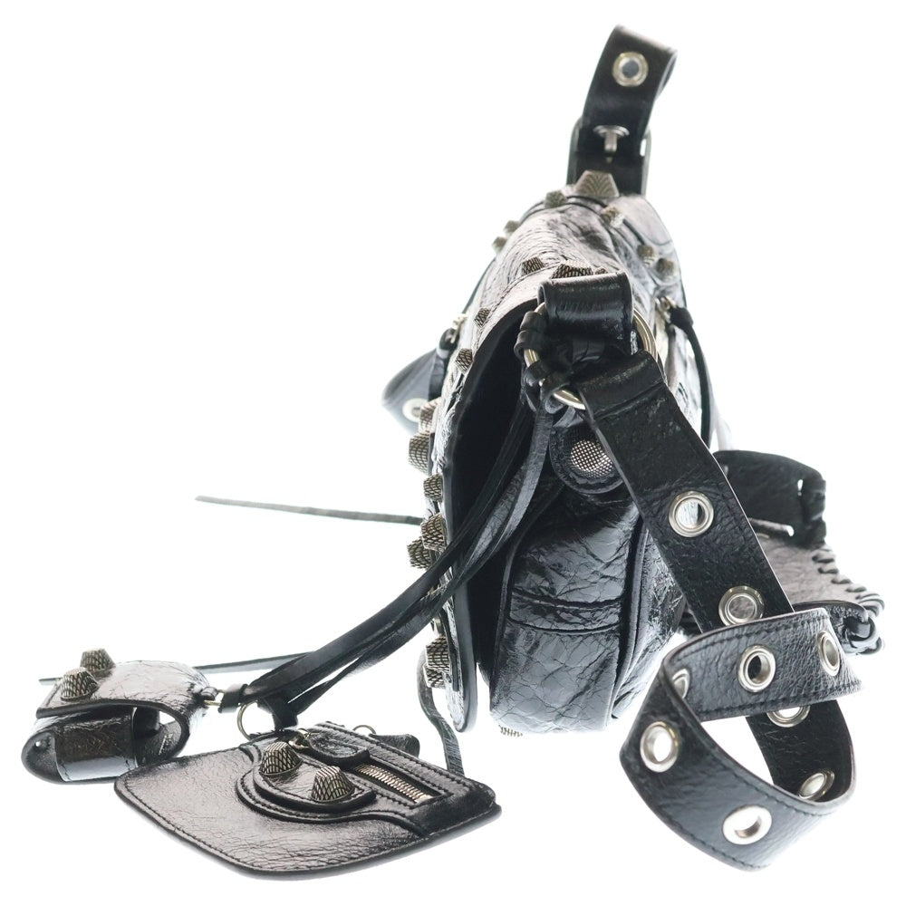 BALENCIAGA(バレンシアガ) LE CAGOLE ルカゴール ショルダーバッグ ブラック レザー 719082 レディース