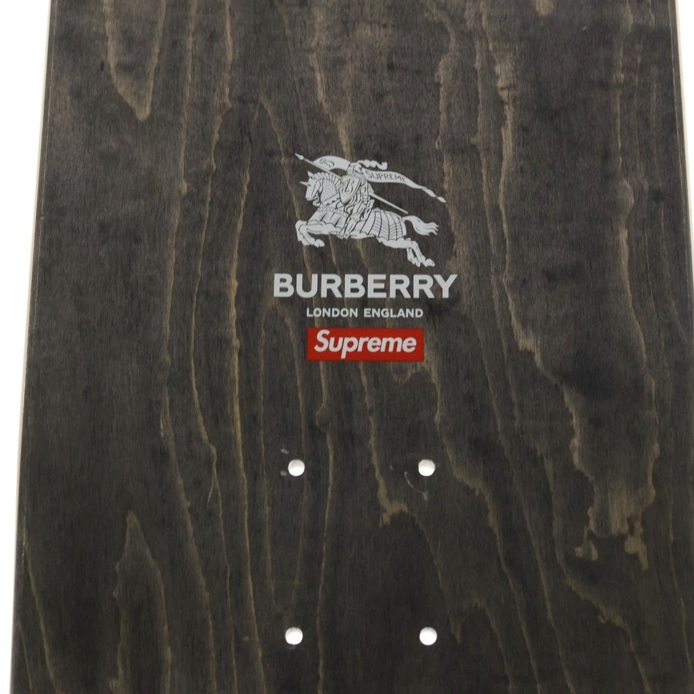 SUPREME(シュプリーム) 22SS ×Burberry Skateboard Deck スケートボード デッキ ベージュ