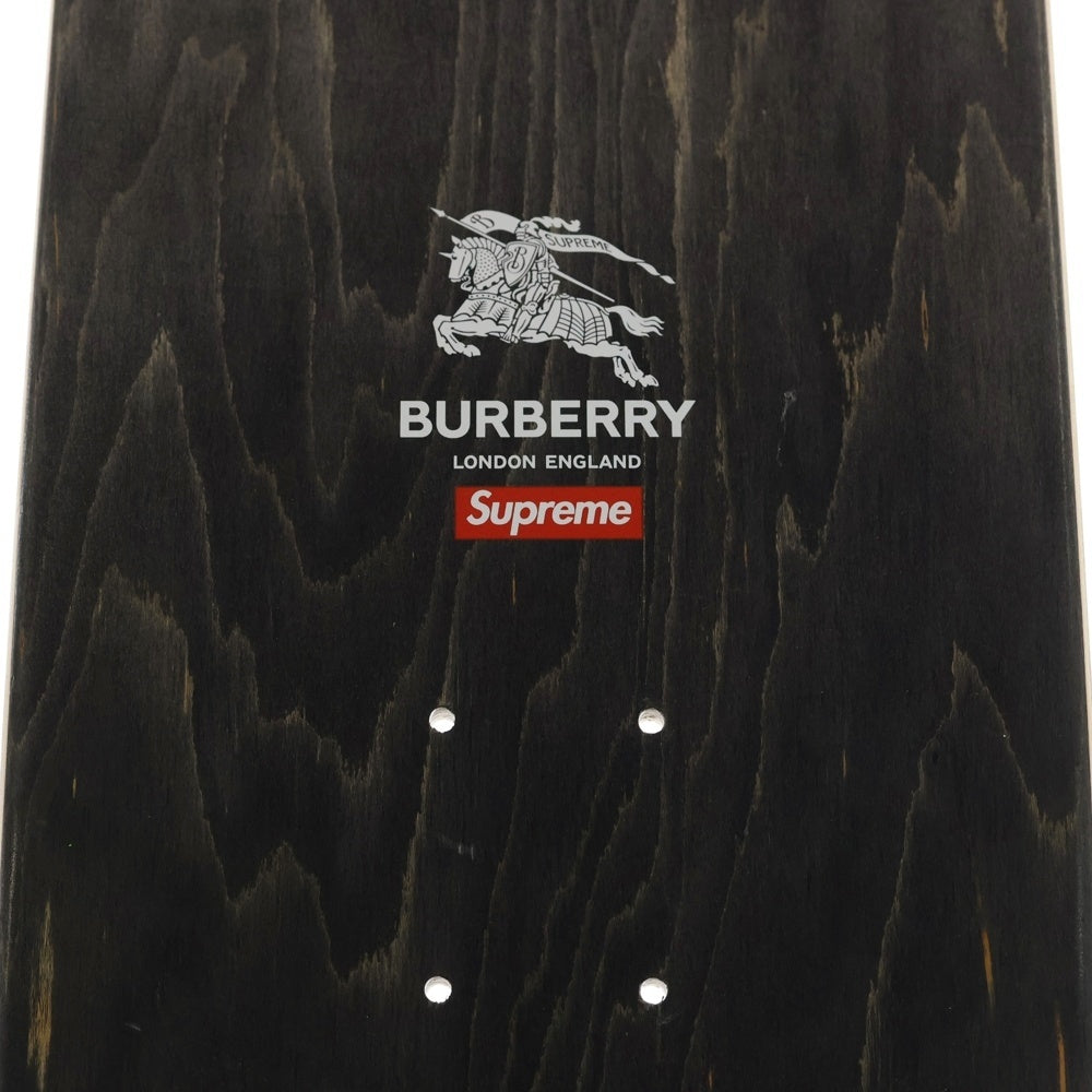 SUPREME(シュプリーム) 22SS ×Burberry Skateboard Deck スケートボード デッキ ピンク