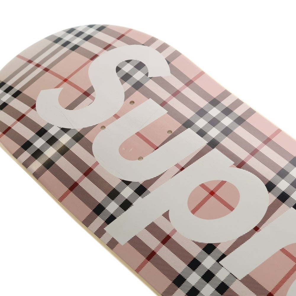 SUPREME(シュプリーム) 22SS ×Burberry Skateboard Deck スケートボード デッキ ピンク