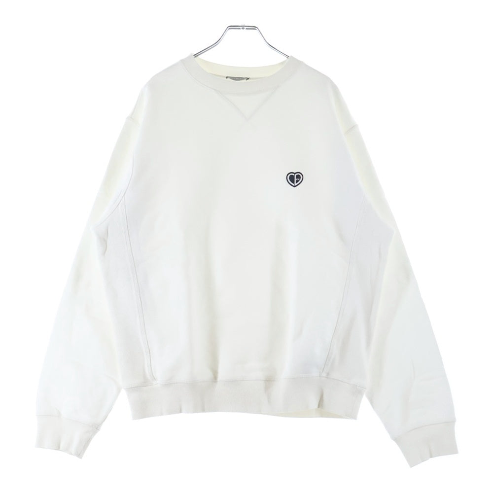 Dior HOMME(ディオールオム) 22SS フロントCDロゴ刺繍クルーネックスウェットトレーナー 213J687A0531 ホワイト