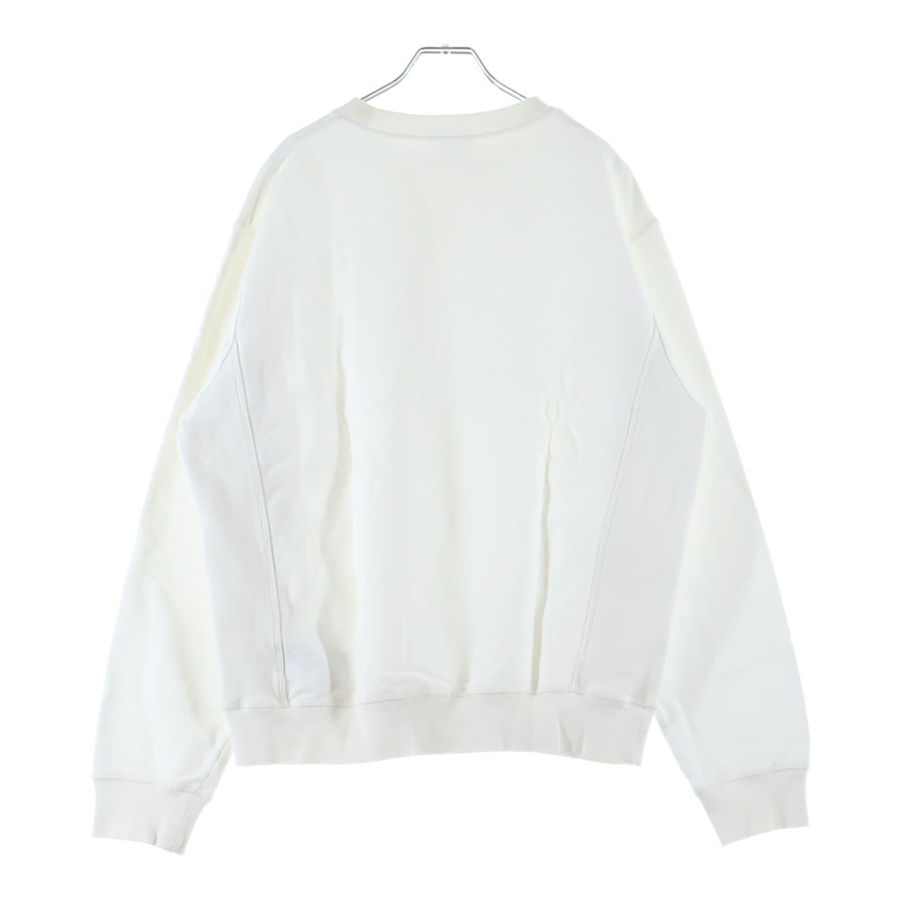 Dior HOMME(ディオールオム) 22SS フロントCDロゴ刺繍クルーネックスウェットトレーナー 213J687A0531 ホワイト