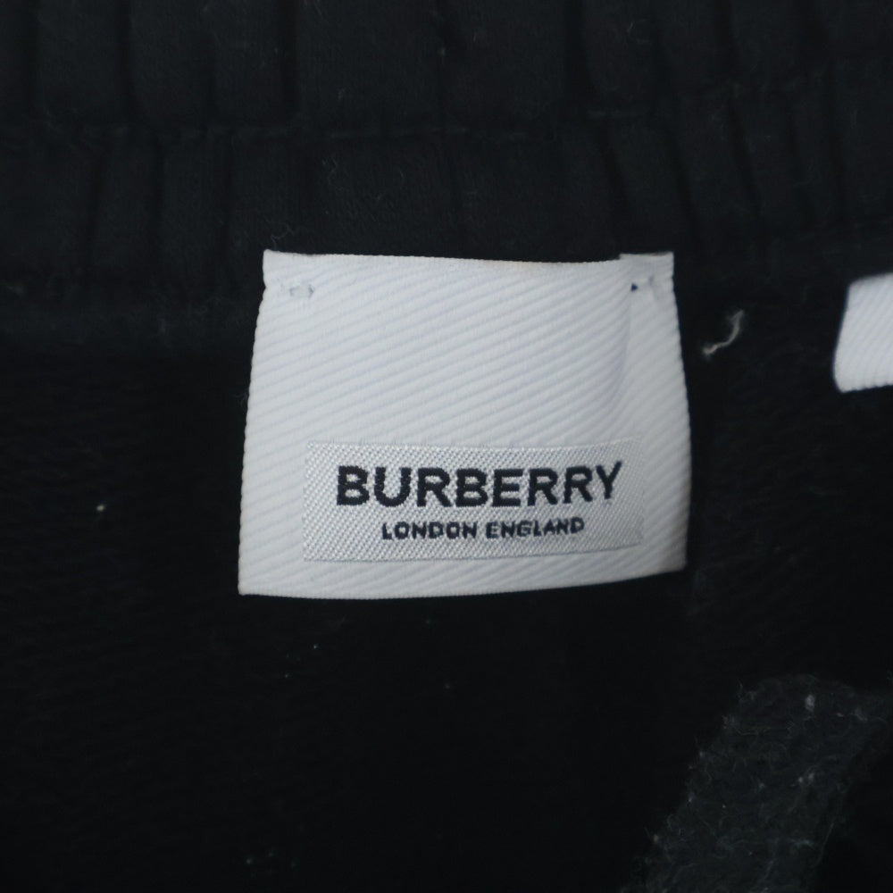 BURBERRY(バーバリー) フロントロゴ入りスウェットパンツ 8083151 ブラック