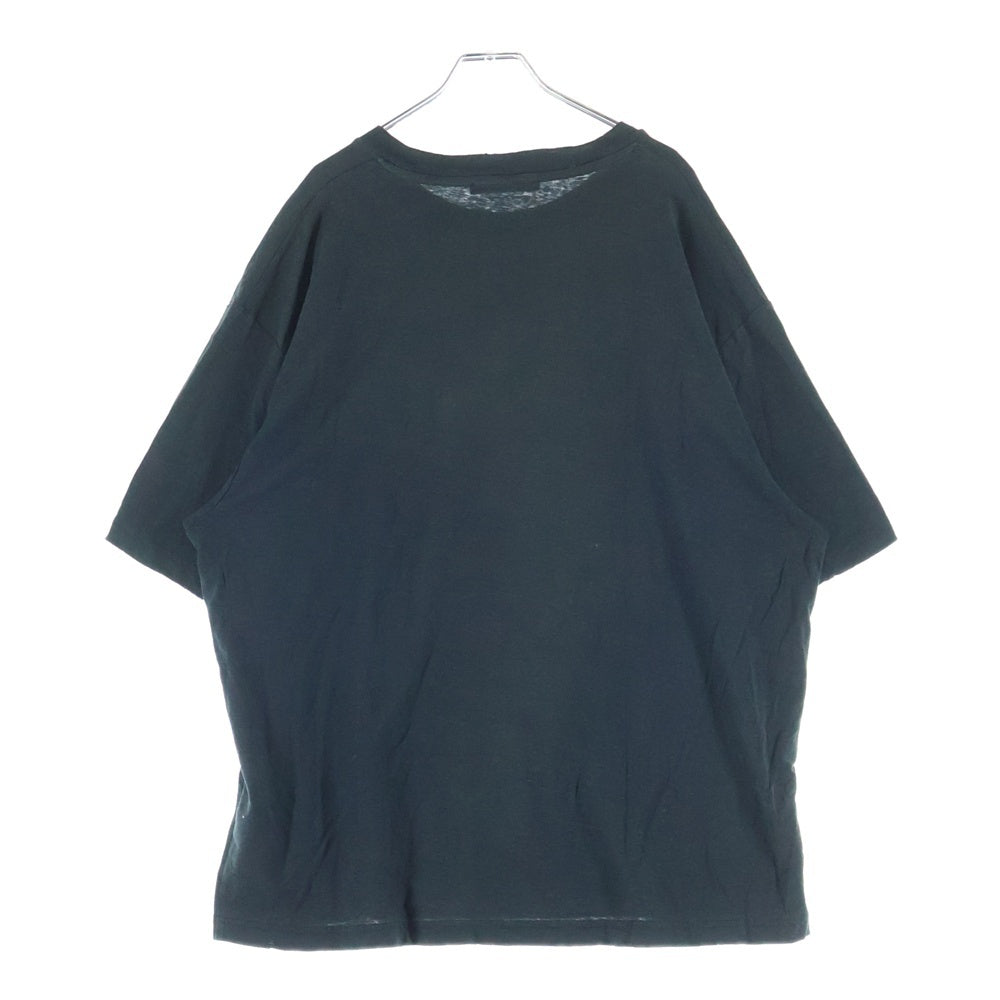Acne Studios(アクネ ストゥディオズ) 1996 フロントロゴプリント半袖Tシャツカットー ブラック FN-UX-TSHI000013