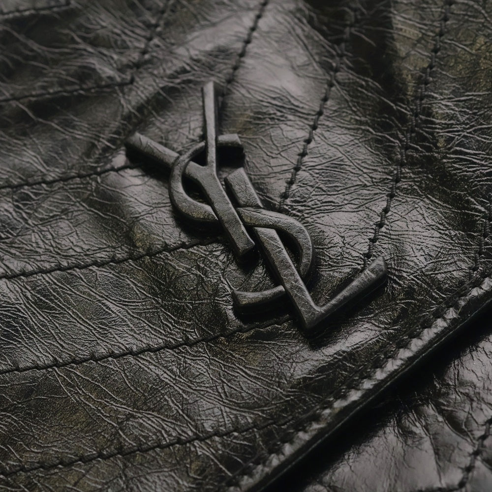SAINT LAURENT PARIS(サンローランパリ) ニキ ミディアム チェーンショルダーバック シルバー金具 633158 レディース