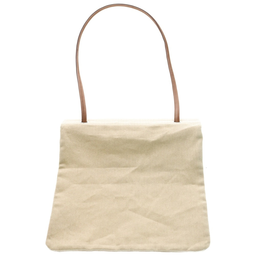 HERMES(エルメス) サックアリーヌ MM トワルシェブロン ショルダーバック アイボリー K刻印