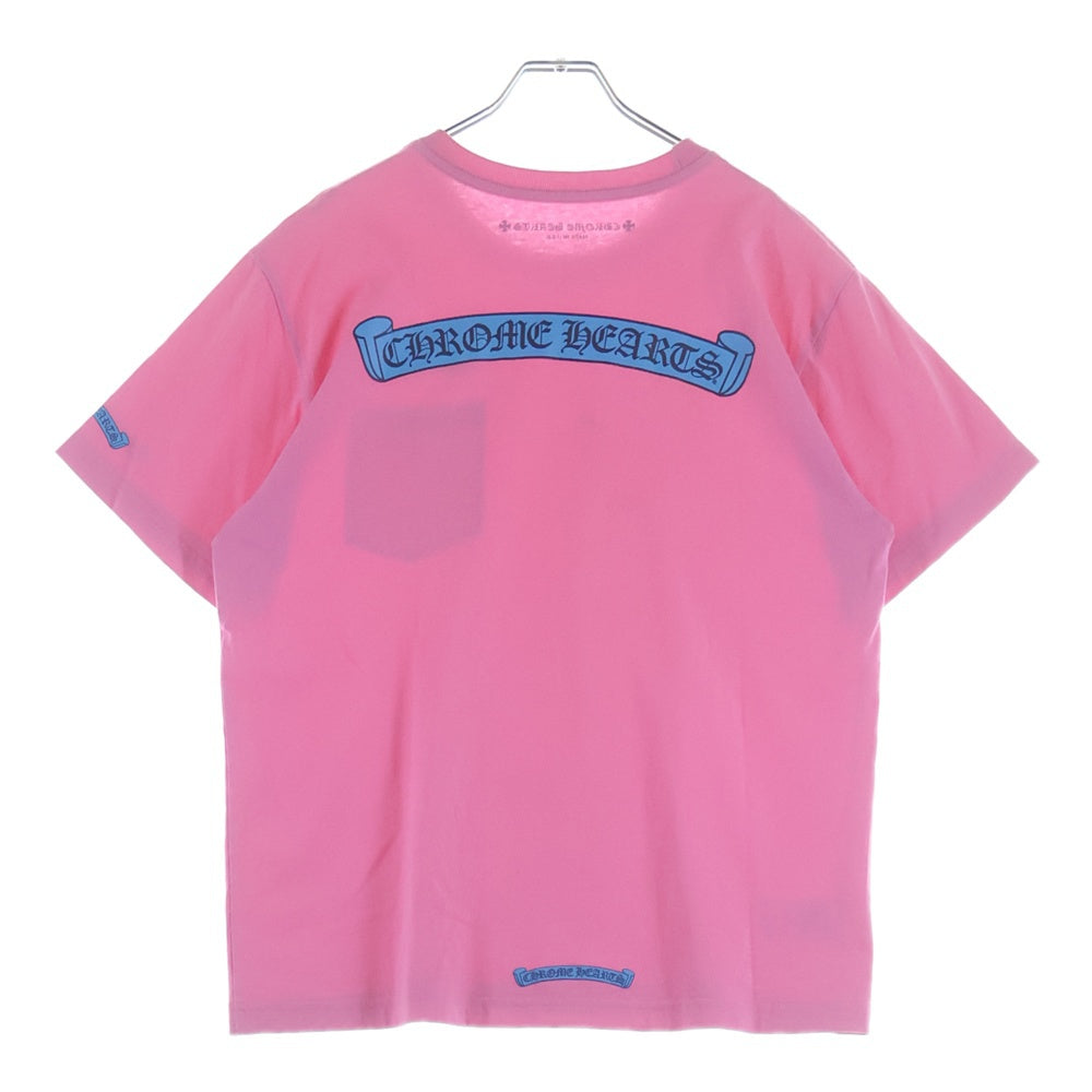 CHROME HEARTS(クロムハーツ) That Group Scroll Tee ザット グループスクロール ロゴ半袖Tシャツ ピンク