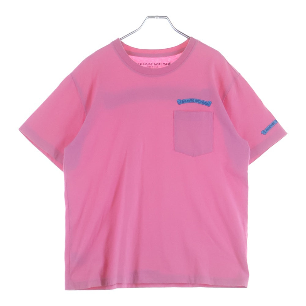 CHROME HEARTS(クロムハーツ) That Group Scroll Tee ザット グループスクロール ロゴ半袖Tシャツ ピンク