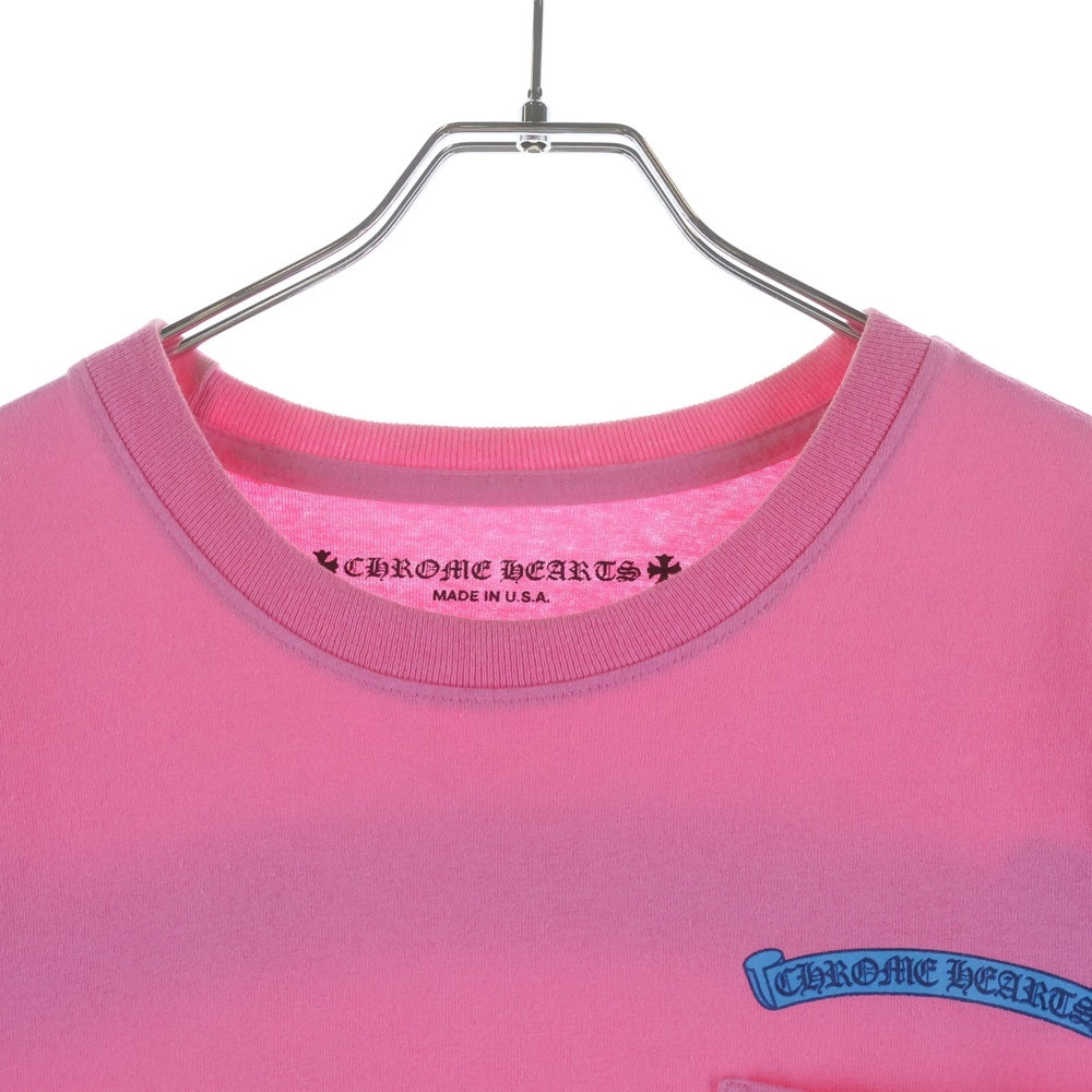 CHROME HEARTS(クロムハーツ) That Group Scroll Tee ザット グループスクロール ロゴ半袖Tシャツ ピンク