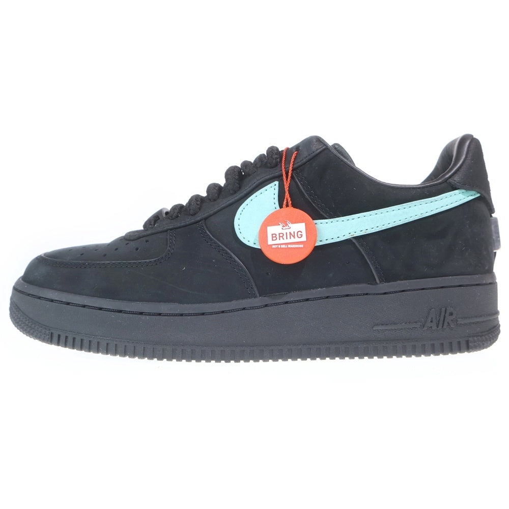 NIKE(ナイキ) ×TIFFANY&CO AIR FORCE 1 LOW 1837 BLACK DZ1382-001 ×ティファニー エアフォース1 ローカットスニーカー シューズ ブラック US8.5/26.5cm