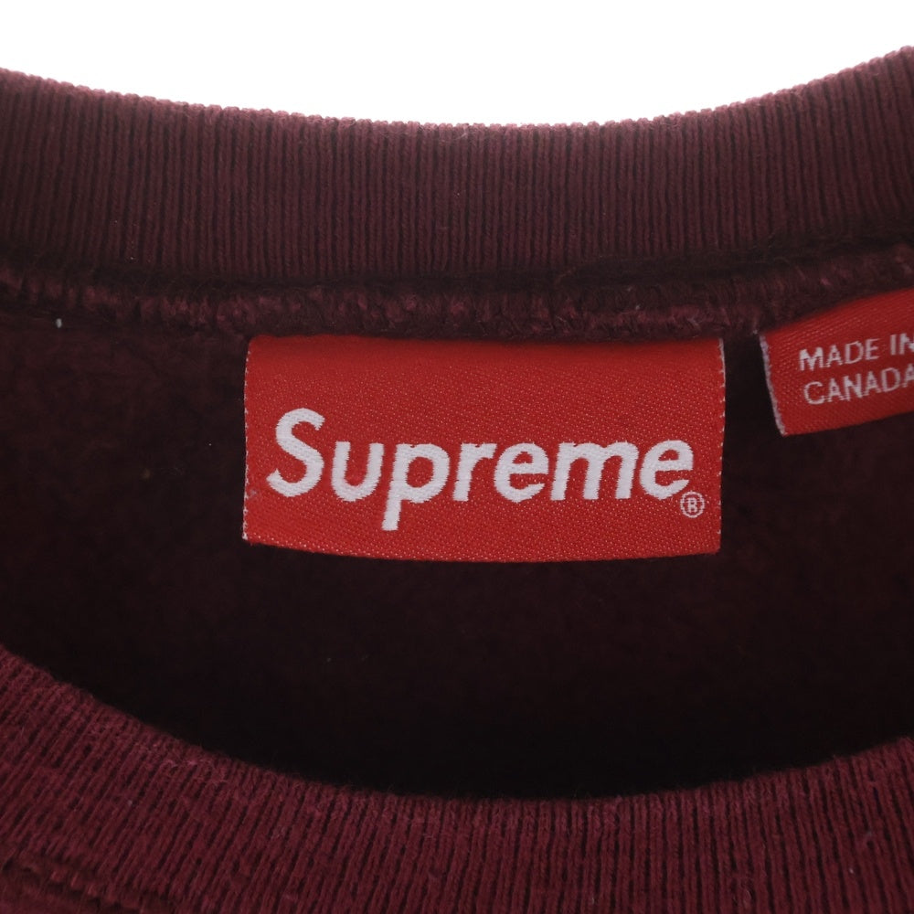 SUPREME(シュプリーム) 16SS × ANTIHERO Pope Crewneck アンタイヒーロー フロントフォトプリント スウェットトレーナー レッド