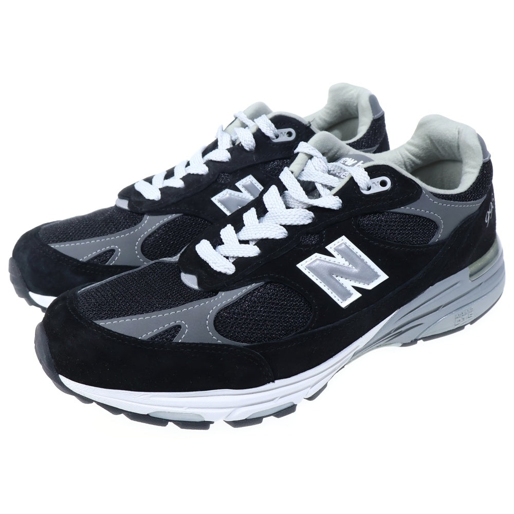 New Balance(ニューバランス) MR993BK Made in USA スエード メッシュローカットスニーカー ブラック US9.5/27.5cm