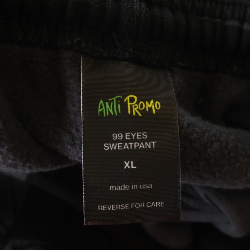 ANTI PROMO(アンチプロモ) 99EYES SWATPANTS MATTY BOY プリント