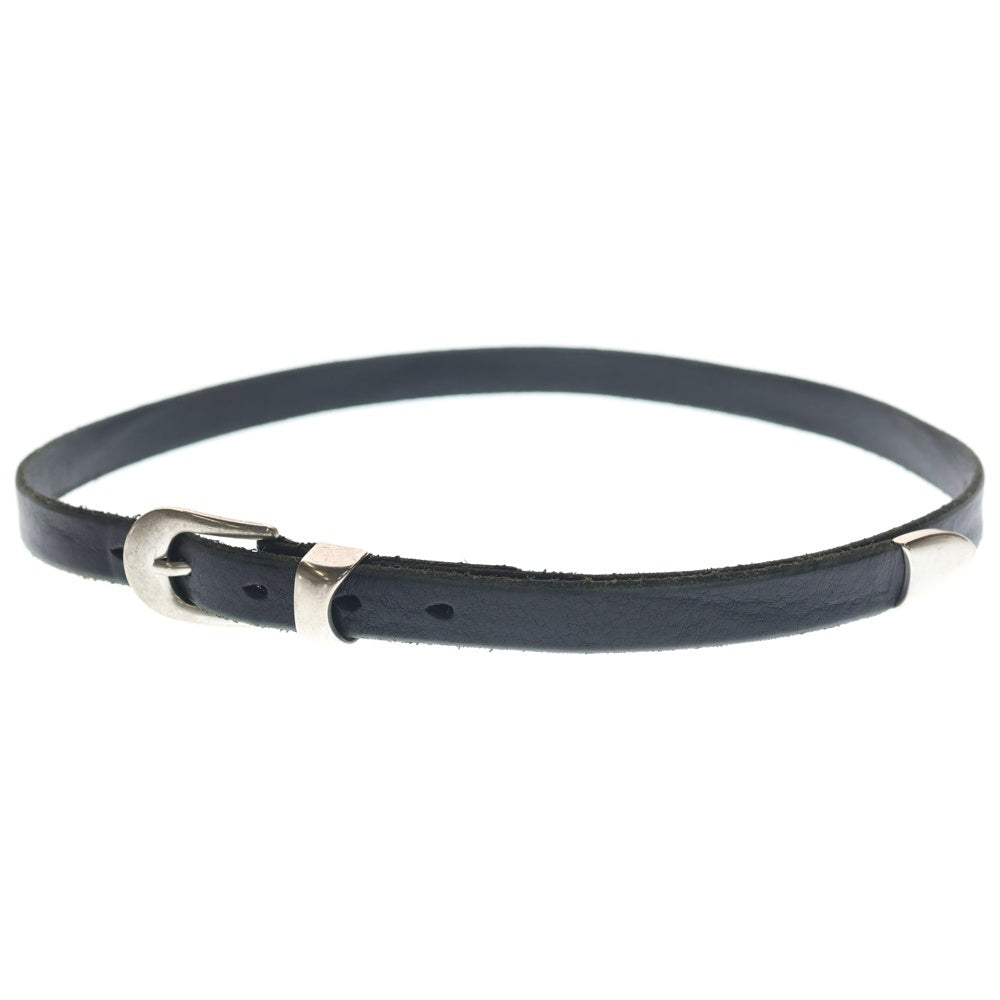 OUR LEGACY(アワーレガシー) 2cm Leatcher Belt レザーベルト ブラック