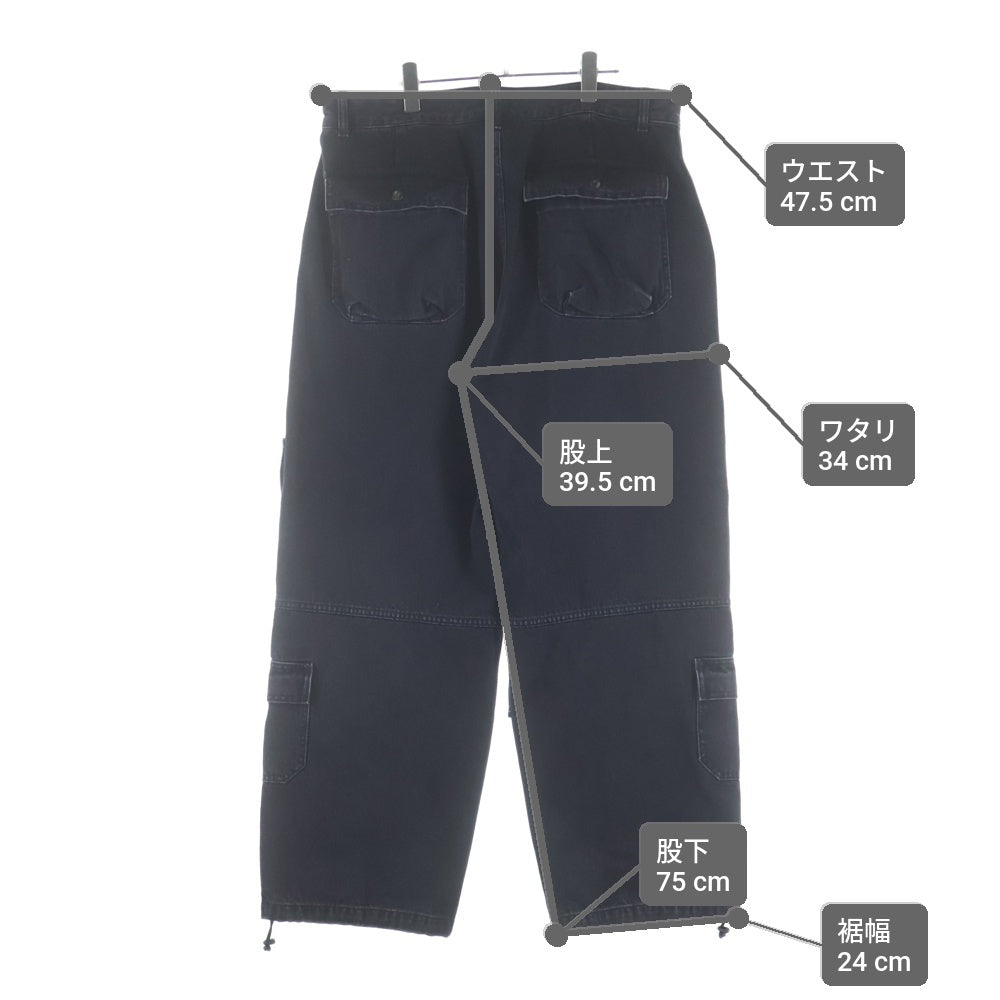 SUPREME(シュプリーム) 25AW ×Y's by Yohji Yamamoto Denim Utility Pant ヨウジヤマモト ユーティリティ デニムパンツ ブラック