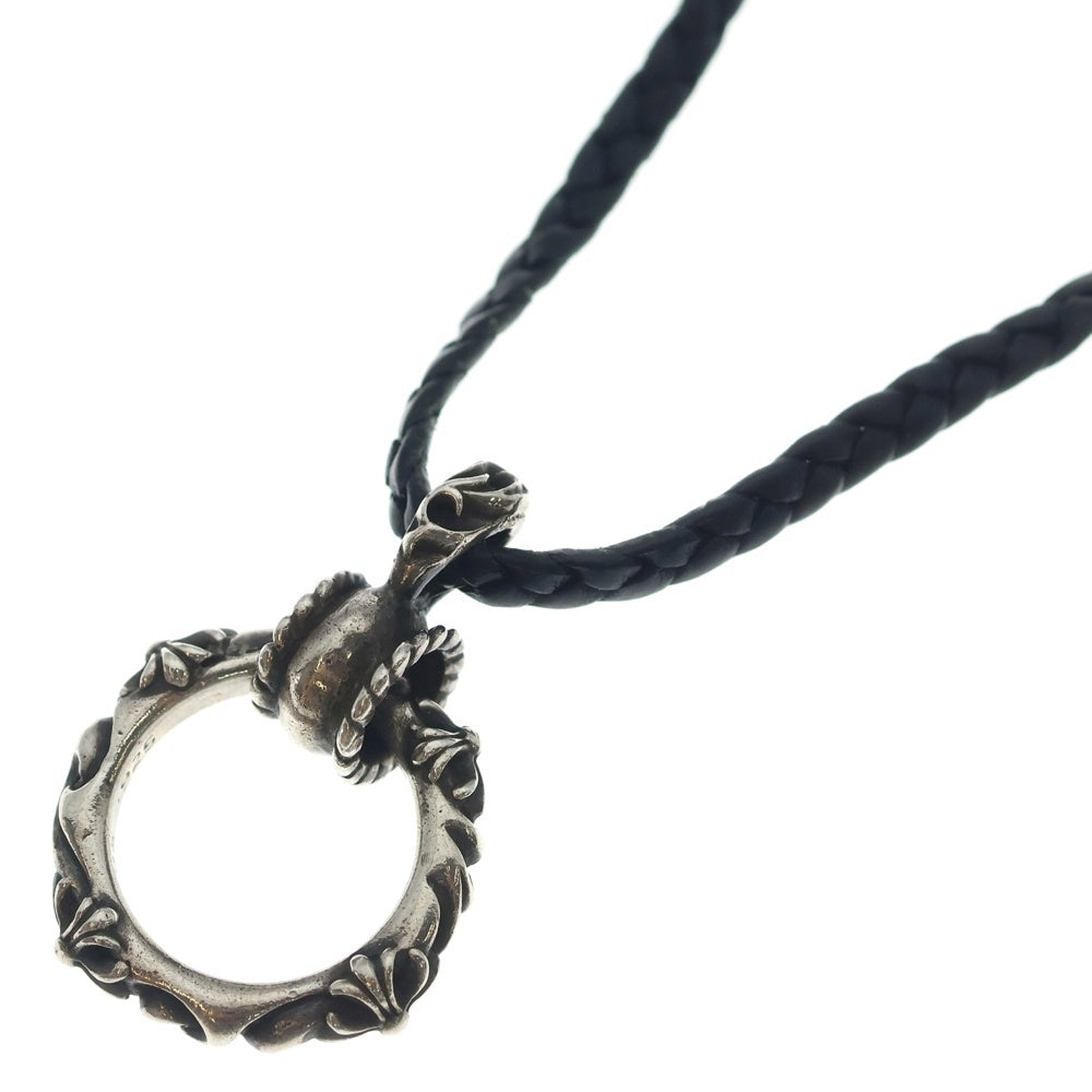 CHROME HEARTS(クロムハーツ) EW LOOP CROSSBAND アイウェアループSBTバンド スクロールチップ シルバー/ブラック