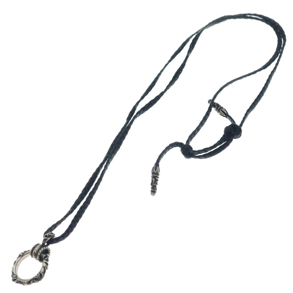 CHROME HEARTS(クロムハーツ) EW LOOP CROSSBAND アイウェアループSBTバンド スクロールチップ シルバー/ブラック