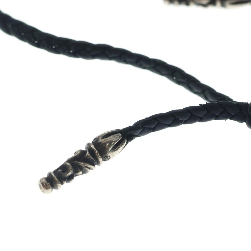 CHROME HEARTS(クロムハーツ) EW LOOP CROSSBAND アイウェアループSBTバンド スクロールチップ シルバー/ブラック