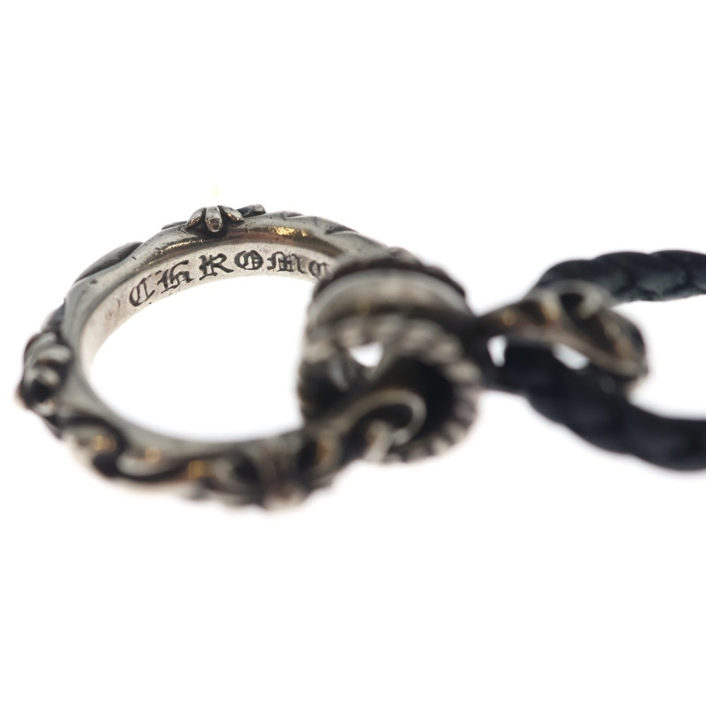 CHROME HEARTS(クロムハーツ) EW LOOP CROSSBAND アイウェアループSBTバンド スクロールチップ シルバー/ブラック