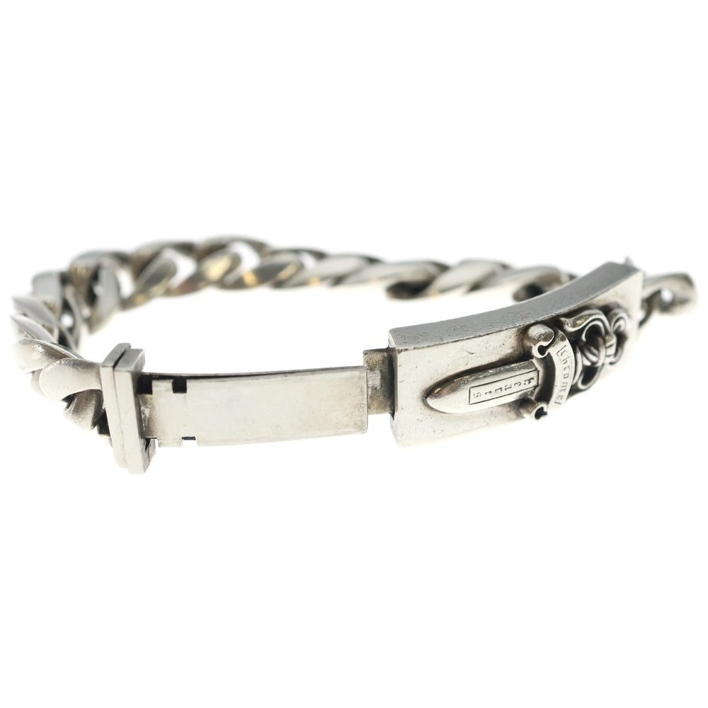 CHROME HEARTS(クロムハーツ) ID DAGGER ダガーIDクラシックリンクブレスレット 13LINK シルバー BCA156