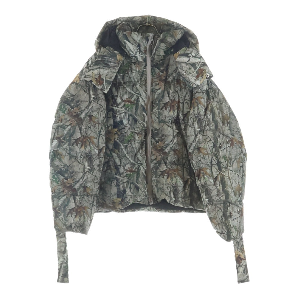 STAMPD(スタンプド) 24AW Terrain Camo Crop Puffer Jacket テレインカモクロップパファージャケット カーキ