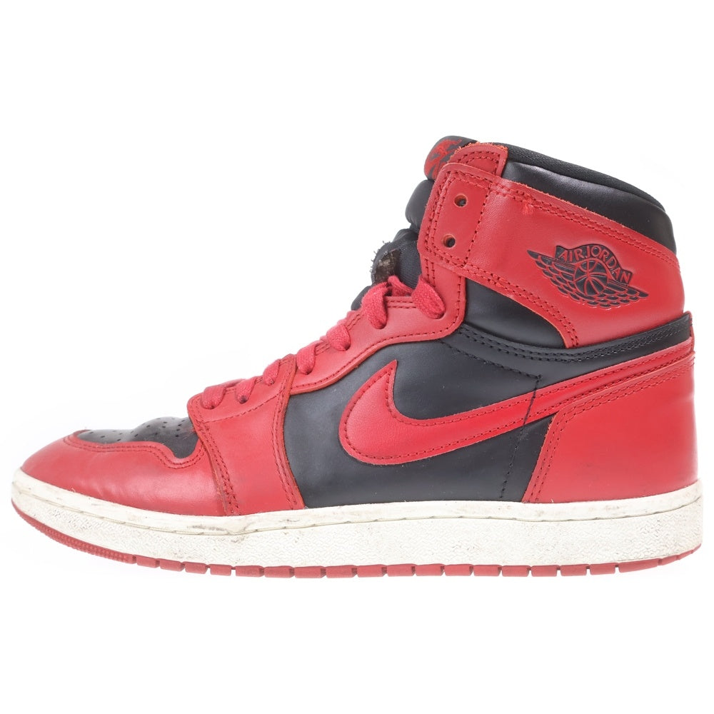 NIKE(ナイキ) AIR JORDAN1 HIGH 85 エアジョーダン1 バーシティレッド ハイカットスニーカー レッド US9.5/27.5cm BQ4422-600