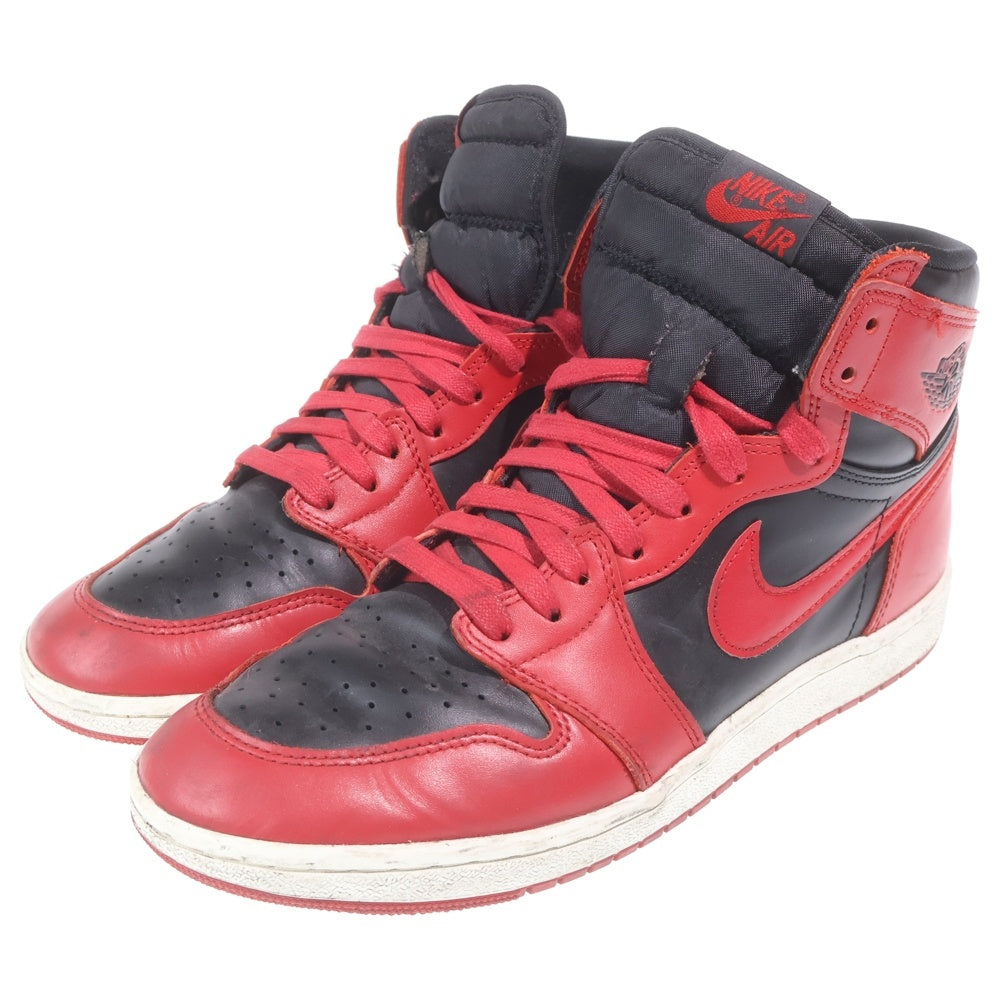 NIKE(ナイキ) AIR JORDAN1 HIGH 85 エアジョーダン1 バーシティレッド ハイカットスニーカー レッド US9.5/27.5cm BQ4422-600