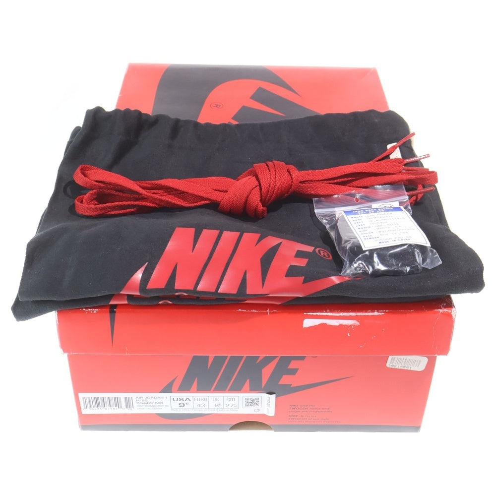 NIKE(ナイキ) AIR JORDAN1 HIGH 85 エアジョーダン1 バーシティレッド ハイカットスニーカー レッド US9.5/27.5cm BQ4422-600