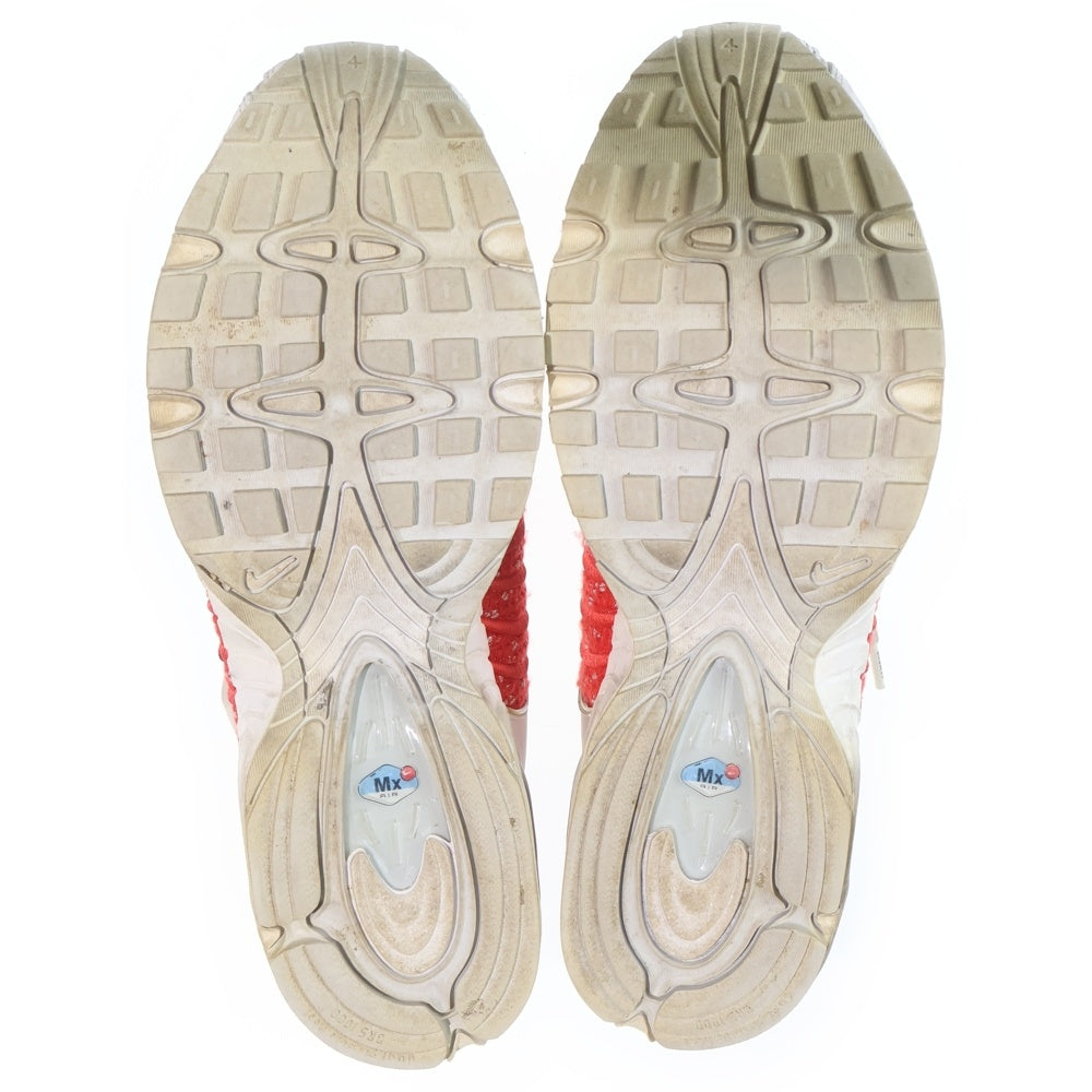 NIKE(ナイキ) 19SS ×SUPREME AIR MAX TAILWIND 4 シュプリーム エアマックス テイルウィンド ローカットスニーカー ホワイト/レッド US9/27cm AT3854-100