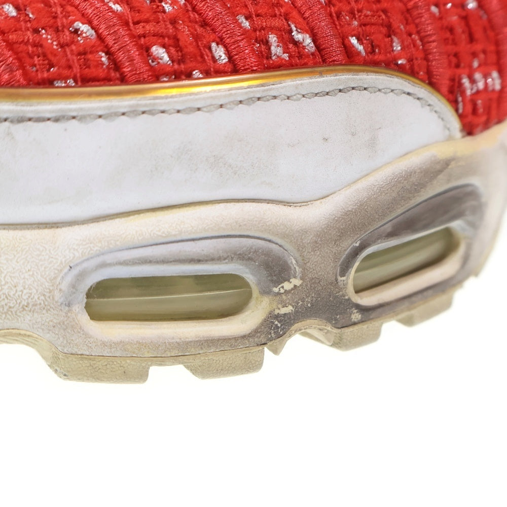 NIKE(ナイキ) 19SS ×SUPREME AIR MAX TAILWIND 4 シュプリーム エアマックス テイルウィンド ローカットスニーカー ホワイト/レッド US9/27cm AT3854-100