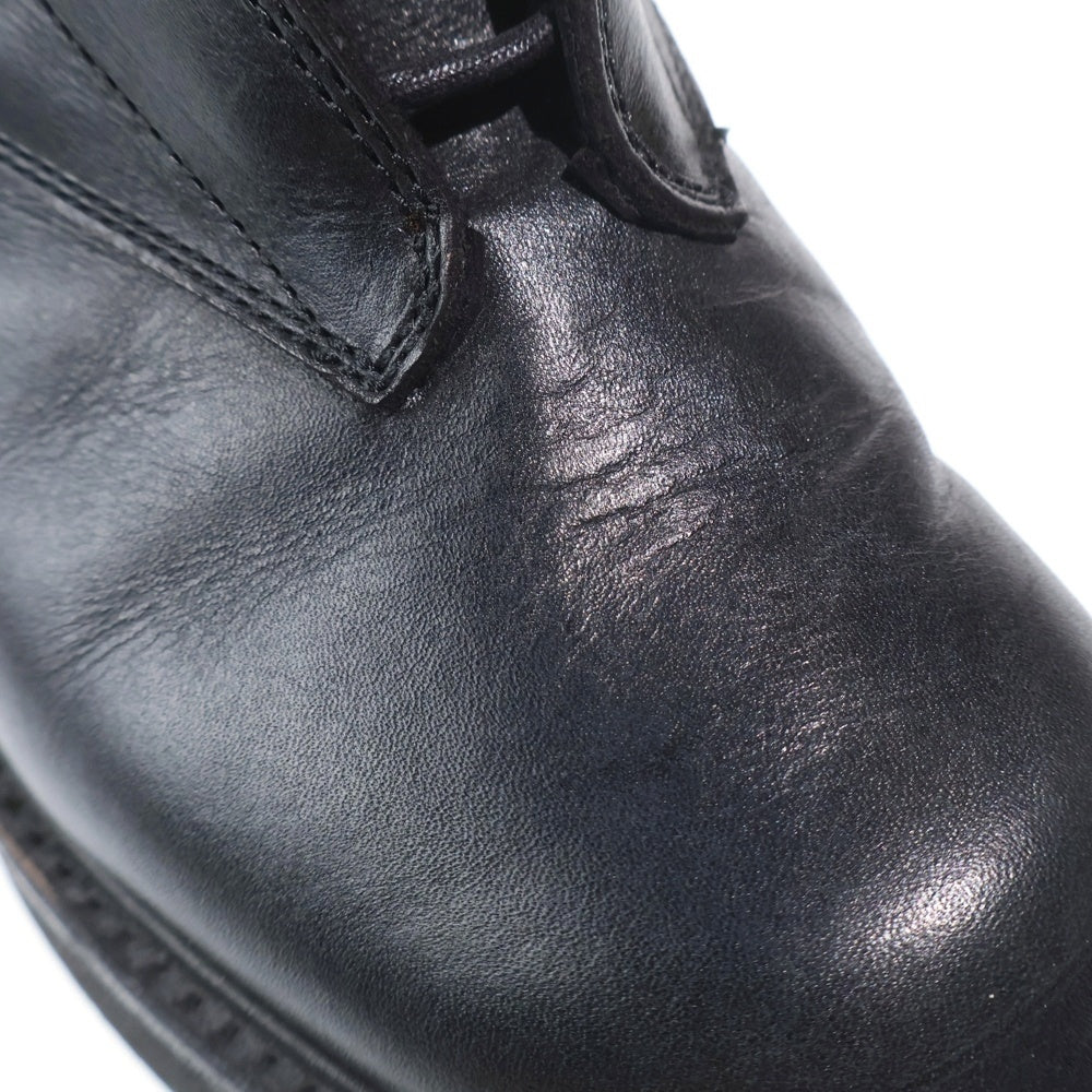 JULIUS(ユリウス) 23AW MILITARY BACK ZIP BOOTS ミリタリー バックジップブーツ ブラック 827FWM1