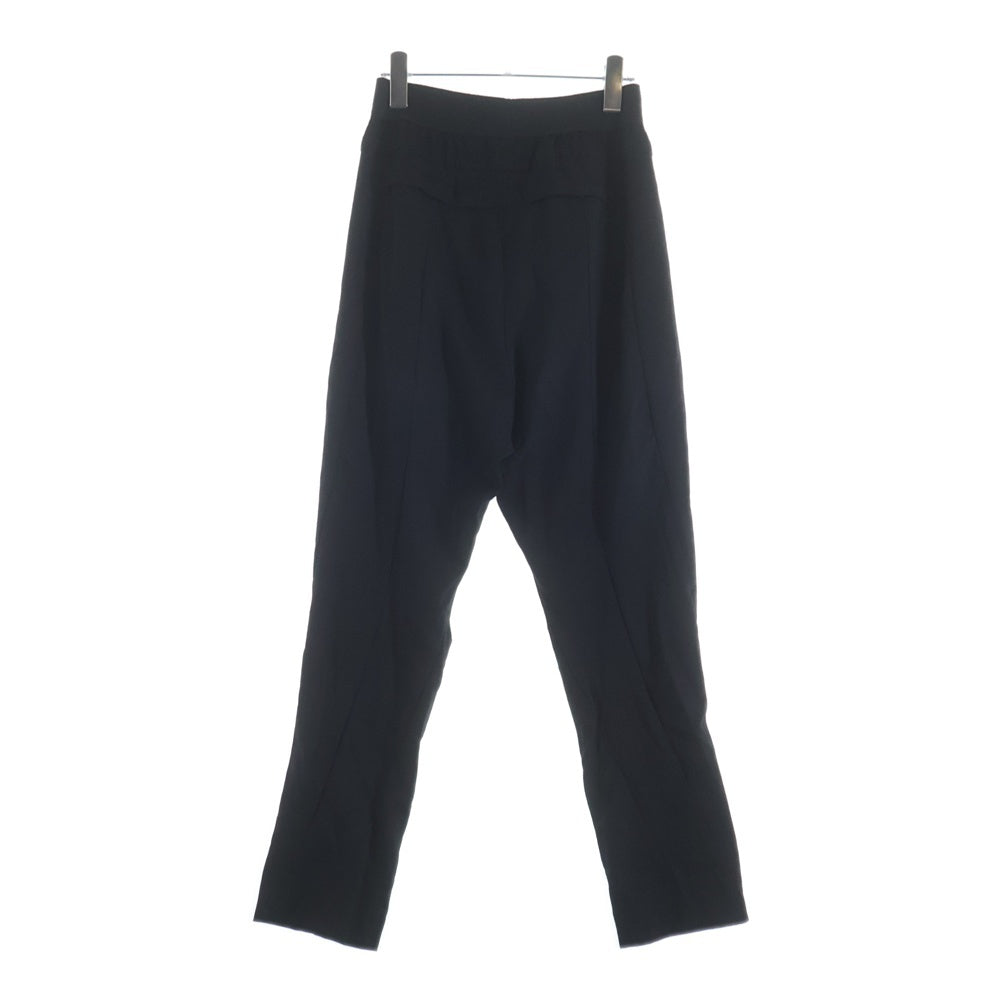 JULIUS(ユリウス) ×THE R ウエストゴム イージーラップパンツ スラックス ブラック 758PAM4