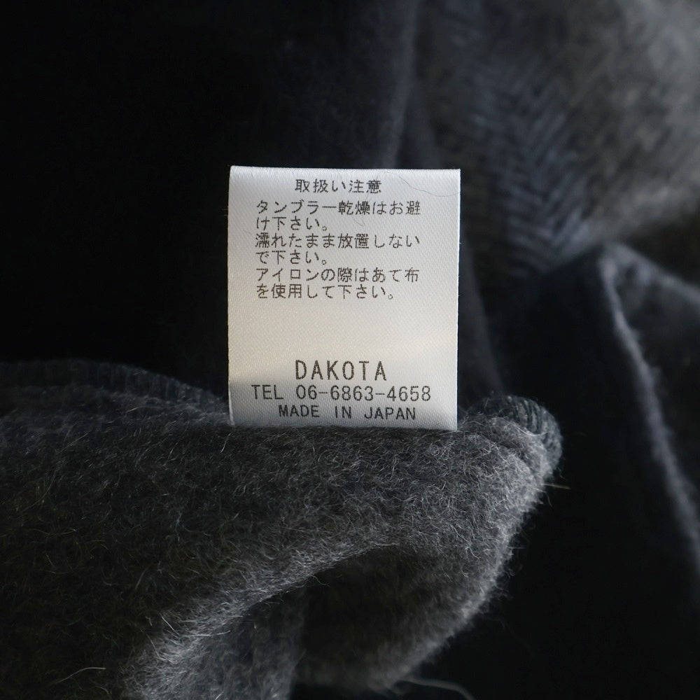 NO BRAND(ノーブランド) NASNGWAM. EDGE CARDIGAN ナスングワム カシミヤマフラー リメイクカーディガン ブラック