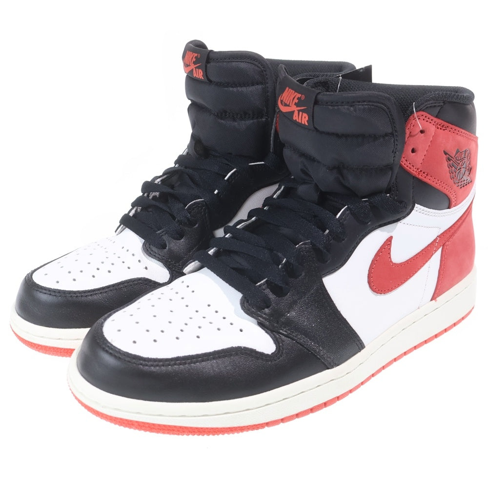 NIKE(ナイキ) AIR JORDAN 1 RETRO HIGH OG TRACK RED エアジョーダン 1 レトロ トラックレッド ハイカットスニーカー ホワイト/レッド/ブラック US9/27.0cm 555088-112