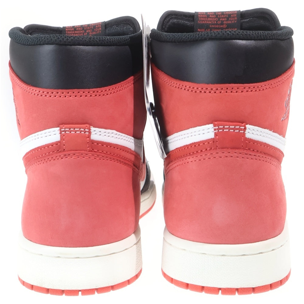 NIKE(ナイキ) AIR JORDAN 1 RETRO HIGH OG TRACK RED エアジョーダン 1 レトロ トラックレッド ハイカットスニーカー ホワイト/レッド/ブラック US9/27.0cm 555088-112