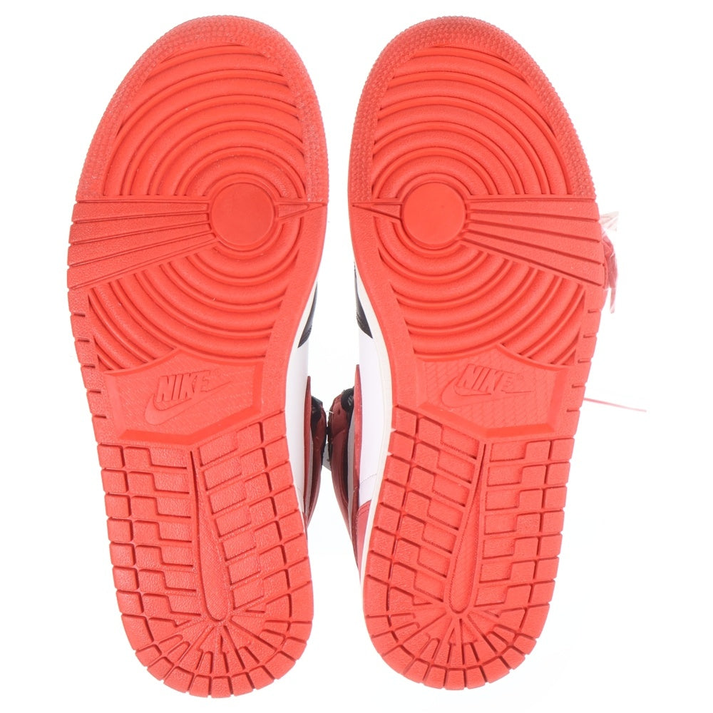NIKE(ナイキ) AIR JORDAN 1 RETRO HIGH OG TRACK RED エアジョーダン 1 レトロ トラックレッド ハイカットスニーカー ホワイト/レッド/ブラック US9/27.0cm 555088-112
