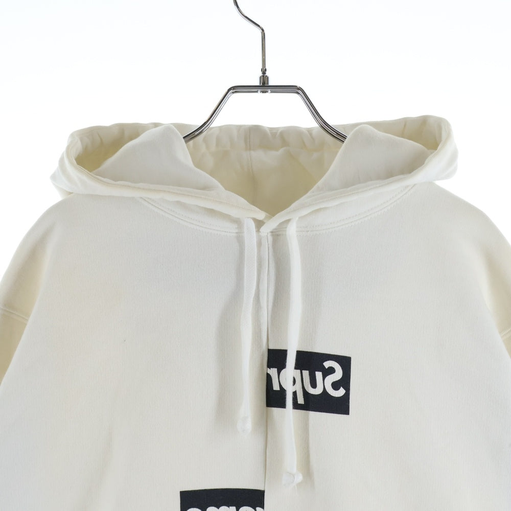 SUPREME(シュプリーム) 18AW ×コムデギャルソンシャツ スピリットボックスロゴ プルオーバーパーカー