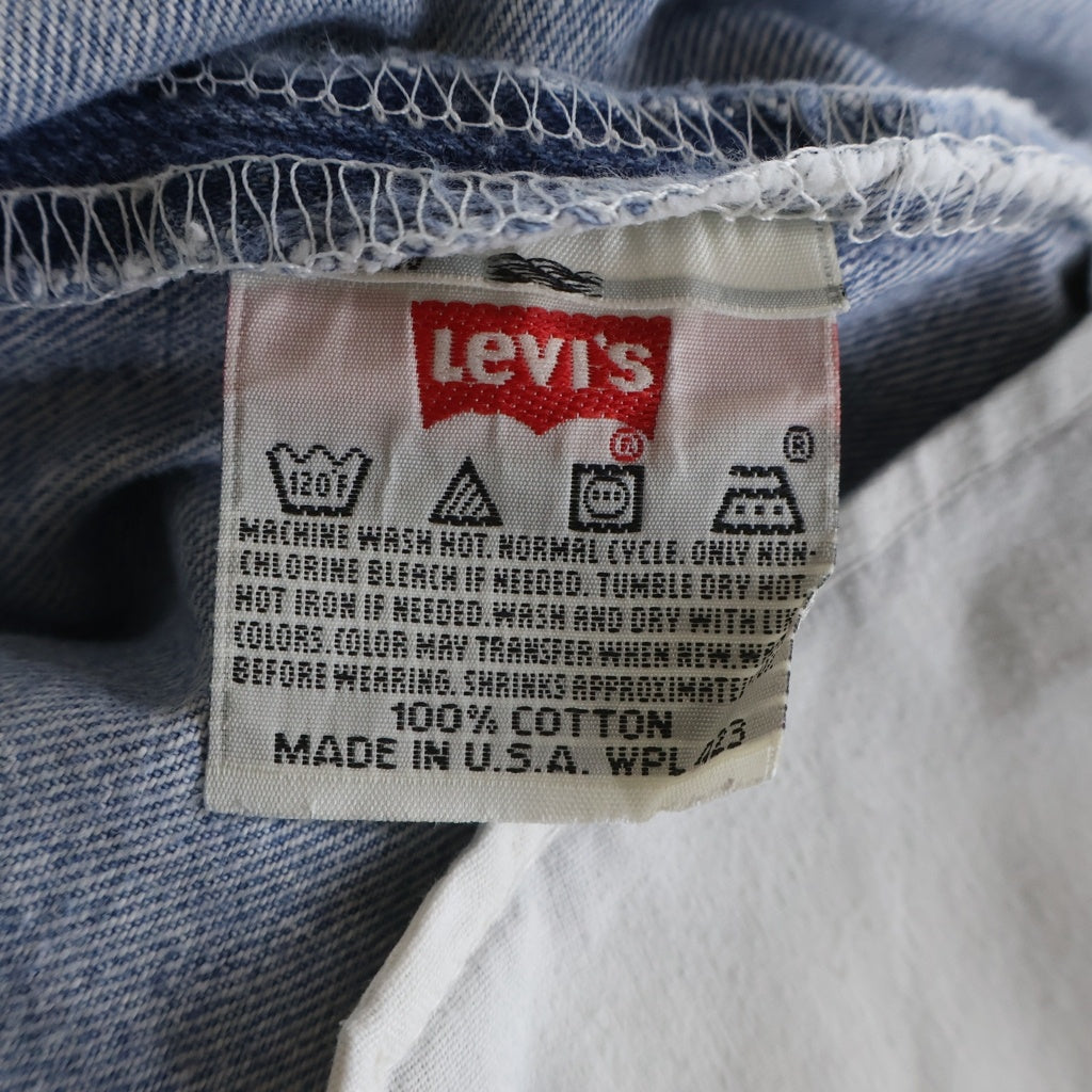 Levi's(リーバイス) 90S VINTAGE 501 ボタン裏刻印653 USA製 ボタンフライデニムパンツ インディゴ
