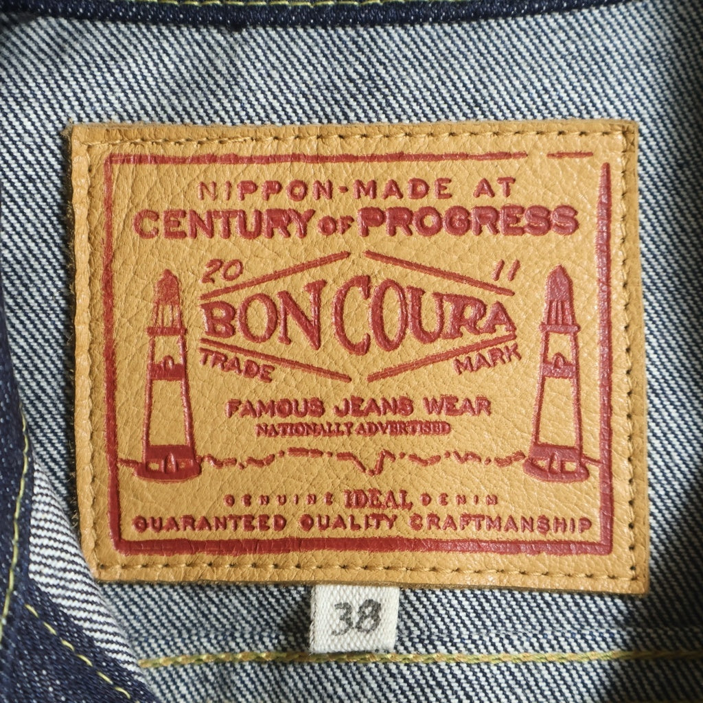 BONCOURA(ボンクラ) 3rd Denim Jacket デニムジャケット 日本製 インディゴ