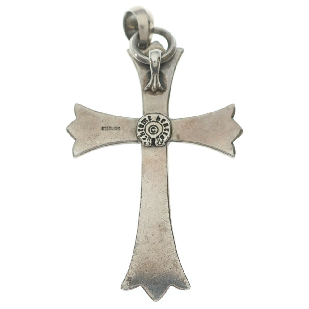 CHROME HEARTS(クロムハーツ) LG W BALE ラージCHクロス Wベイル ネックレストップ シルバー BCA393