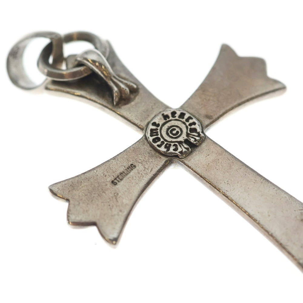 CHROME HEARTS(クロムハーツ) LG W BALE ラージCHクロス Wベイル ネックレストップ シルバー BCA393