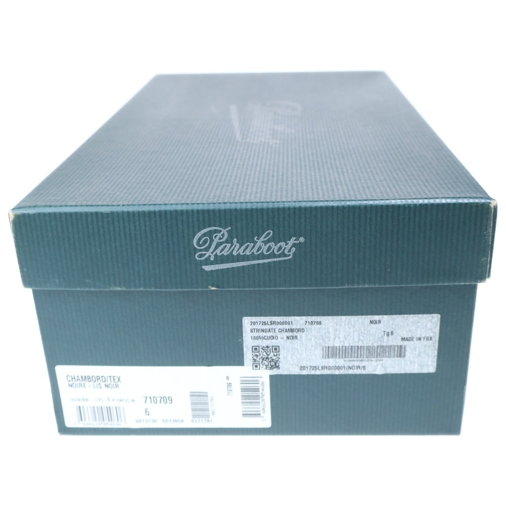 PARABOOT(パラブーツ) CHAMBORD/TEX シャンボード レザー ローカットシューズ ブラック 710709