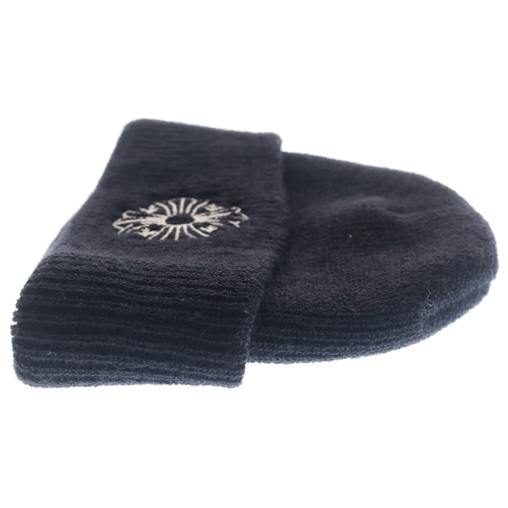 CHROME HEARTS(クロムハーツ) WOOL WATCH CAP CHプラス刺繍ウールビーニー ニットキャップ 帽子 ブラック