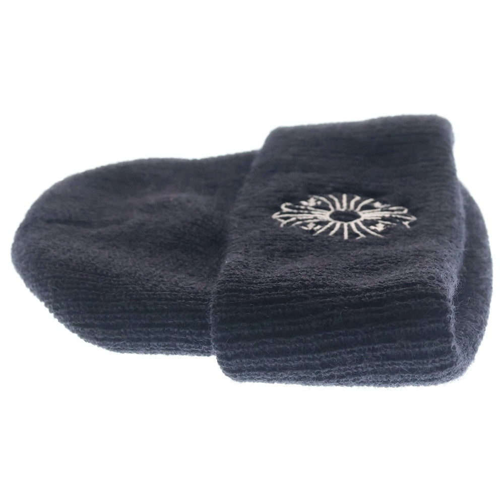 CHROME HEARTS(クロムハーツ) WOOL WATCH CAP CHプラス刺繍ウールビーニー ニットキャップ 帽子 ブラック