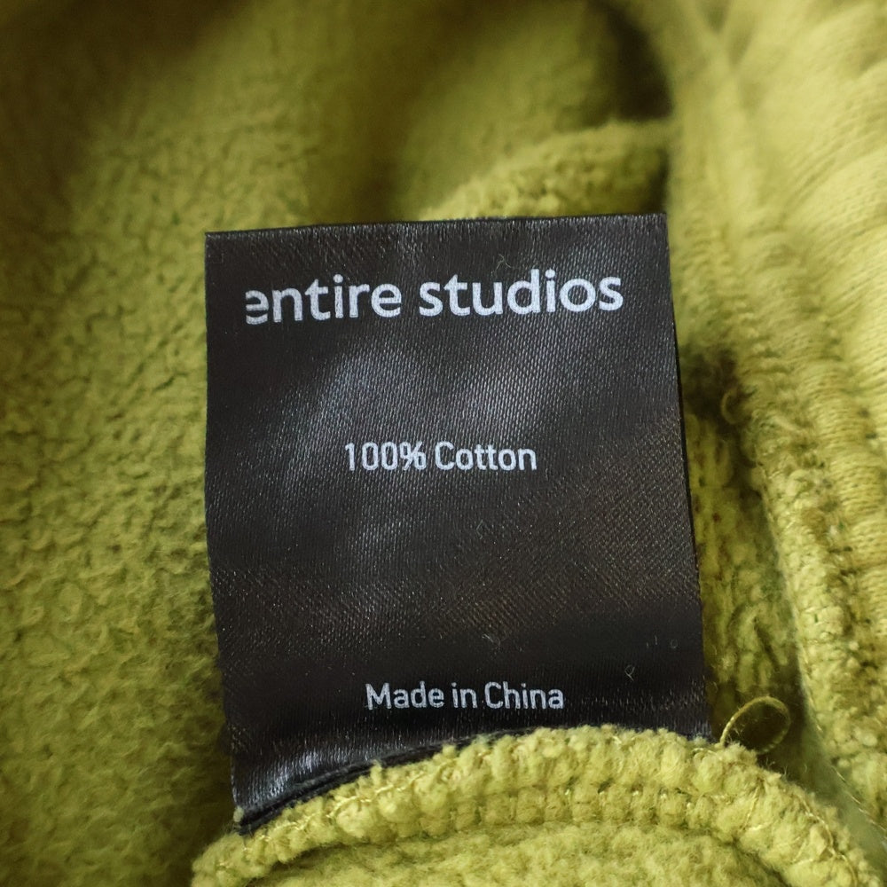entire studios(エンタイア スタジオ) Heavy Cotton Sweat Pants ヘビー コットン スウェットパンツ カーキ ES2111 PO012